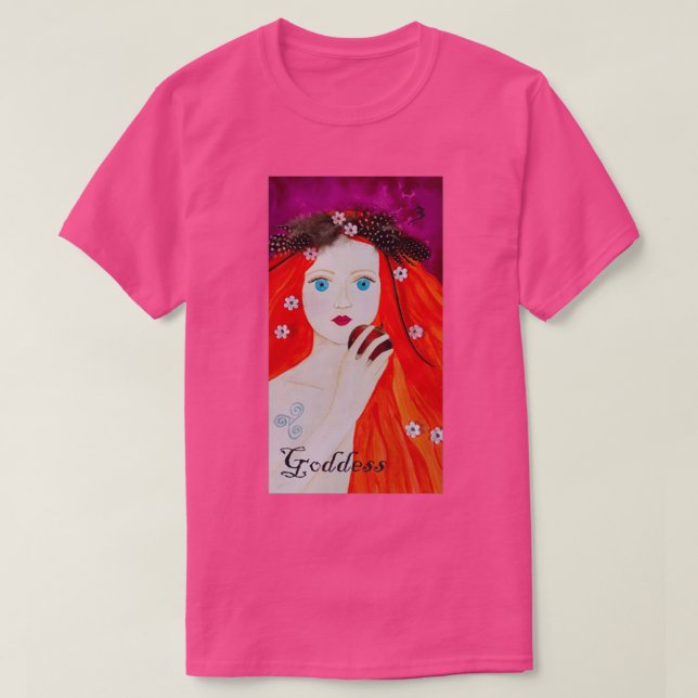 Goddess card from the Serendipity Oracle T-Shirt (Design Front)