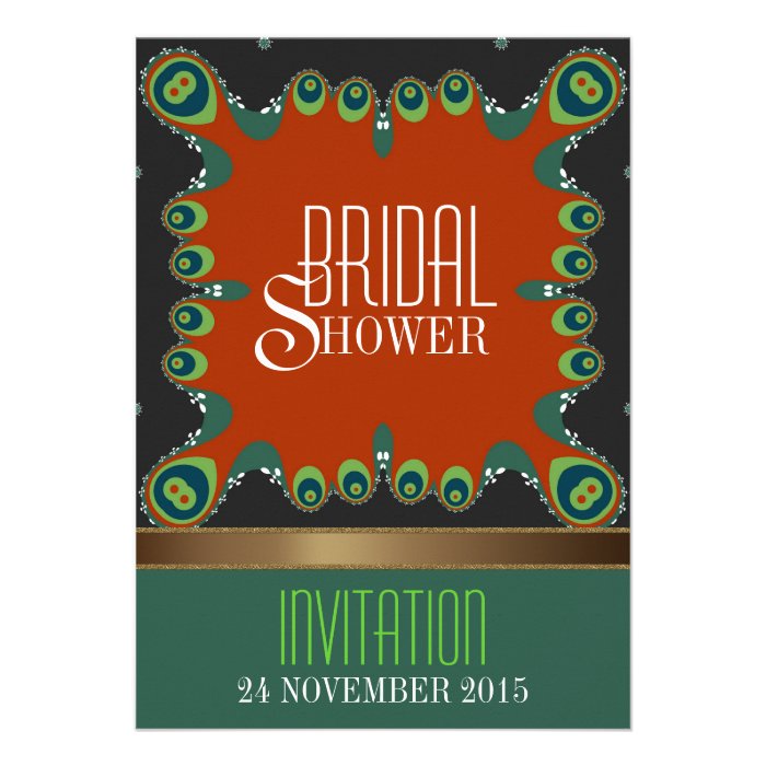 Goddess Christmas Bridal Shower Invitation
