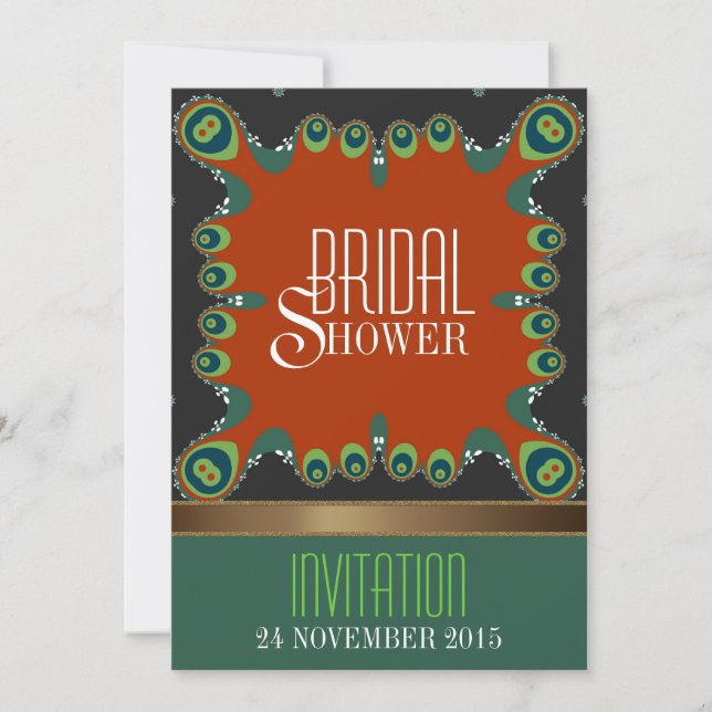 Goddess Christmas Bridal Shower Invitation (Front)
