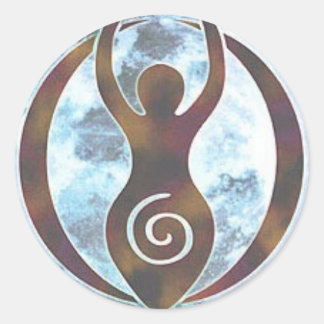 Goddess Classic Round Sticker
