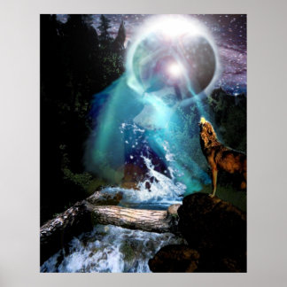 Goddess De La Lune Poster