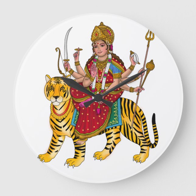 Goddess Durga Clock (Front)