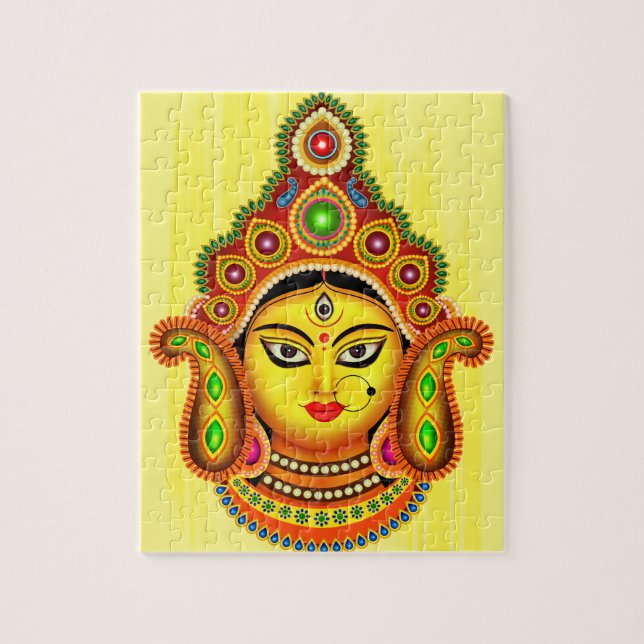Goddess Durga (Dussehra Festival) Jigsaw Puzzle (Vertical)