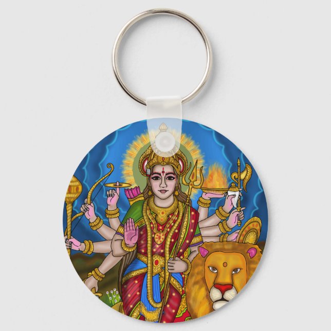 Goddess Durga Keychain (Front)