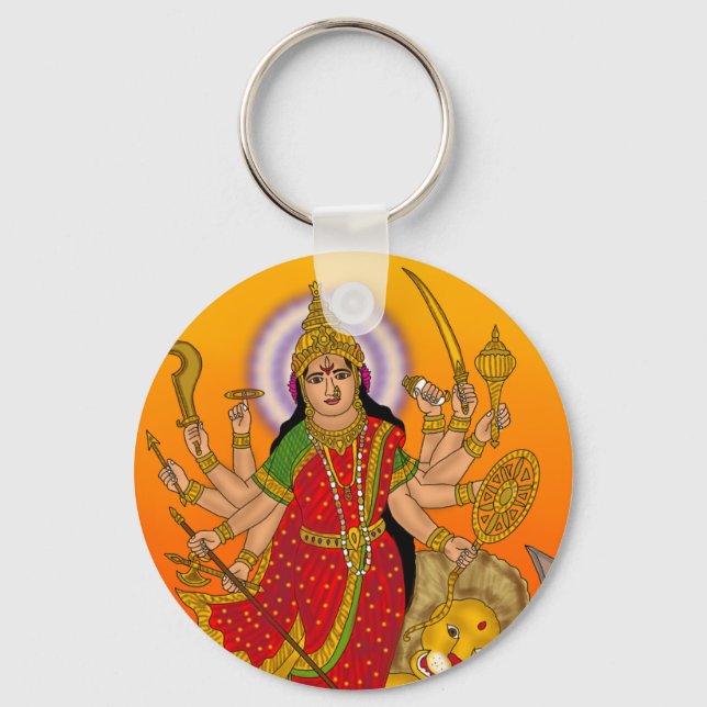 Goddess Durga Keychain (Front)