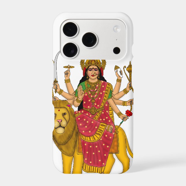 Goddess Durga Phone Case (Back)