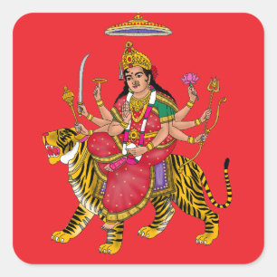 Goddess Durga Sticker