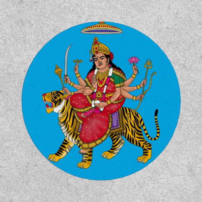 Goddess Durga Sticker Patch (Front)