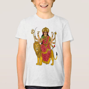 Goddess Durga T-Shirt Tri-Blend Shirt