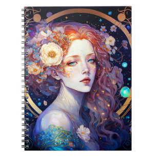Goddess Fantasy Art Notebook