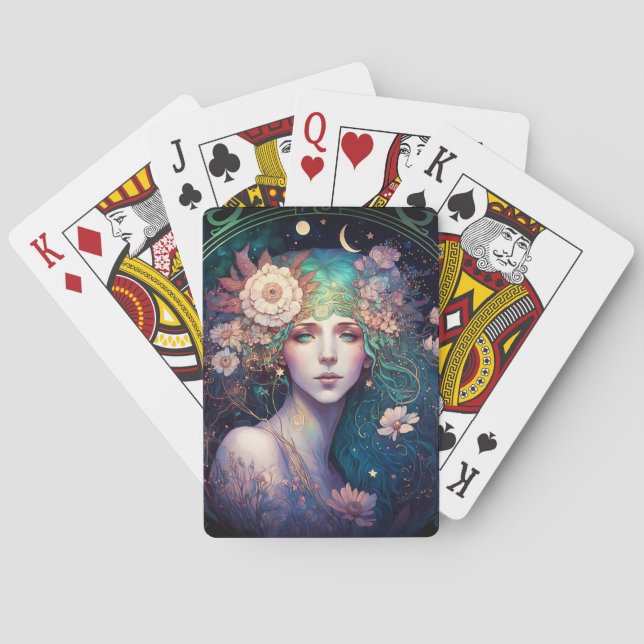 Goddess Fantasy Art Playing Cards (Back)