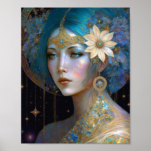 Goddess Fantasy Art Poster