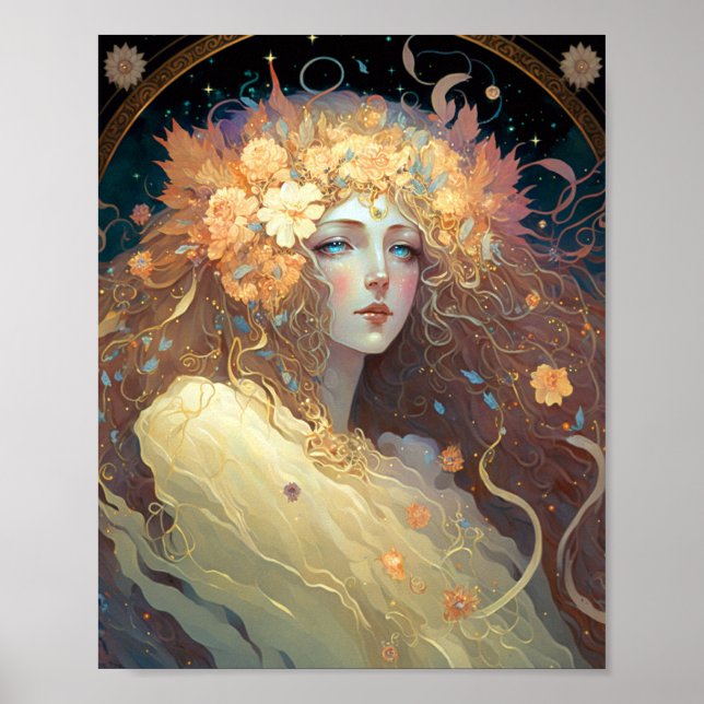Goddess Fantasy Art Poster (Front)