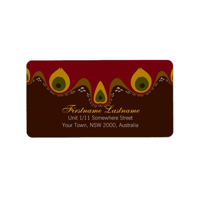 Goddess Flame Special Labels (Front)