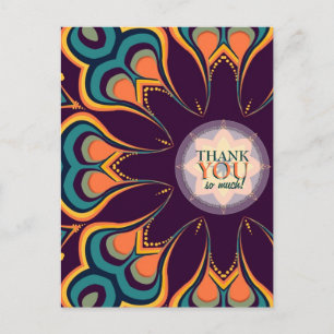 Goddess Flower Thank You Postcard