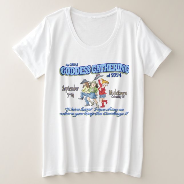 Goddess Gathering 2024 Tshirt (Design Front)