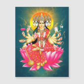 Goddess Gayatri Devi Hindu Deity Flexible Magnet (Front)