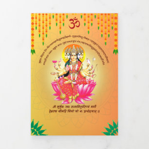 Goddess Gayatri Devi Upanayanam Programme Template