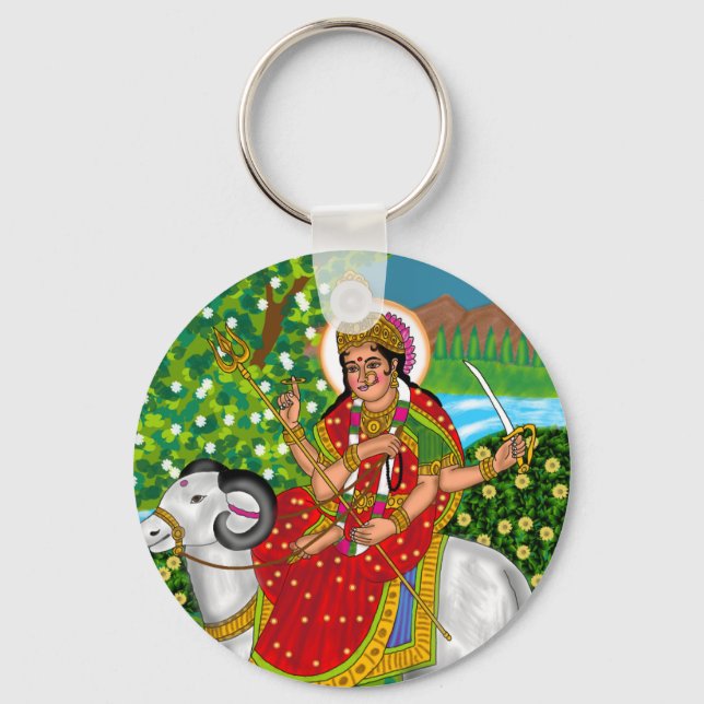 Goddess Gelmata Keychain (Front)