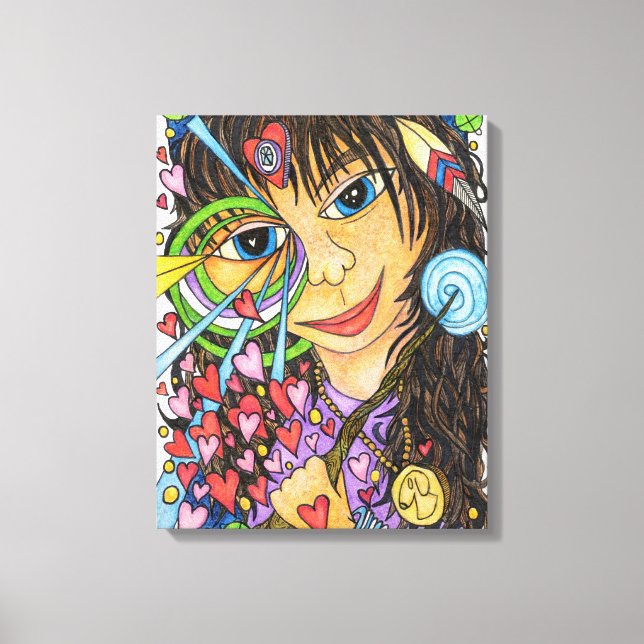 Goddess Girl (Faerie Magic of Skye) Canvas Print (Front)