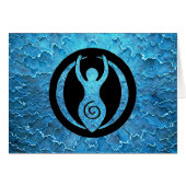 Goddess Greating Card (Front Horizontal)