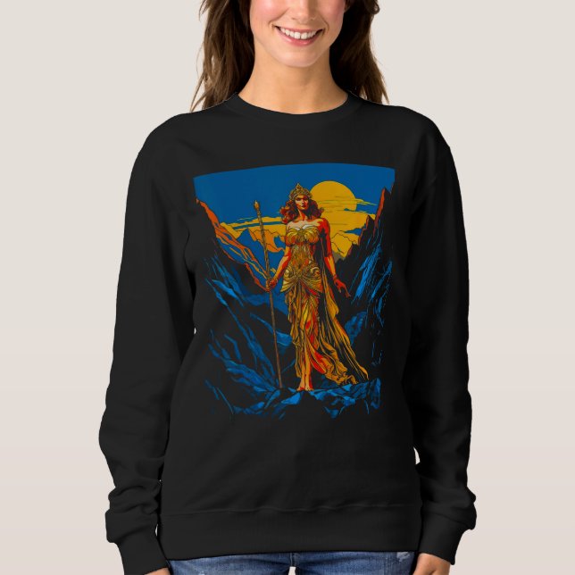 Goddess Hera Greek Mythology Sweatshirt (Front)