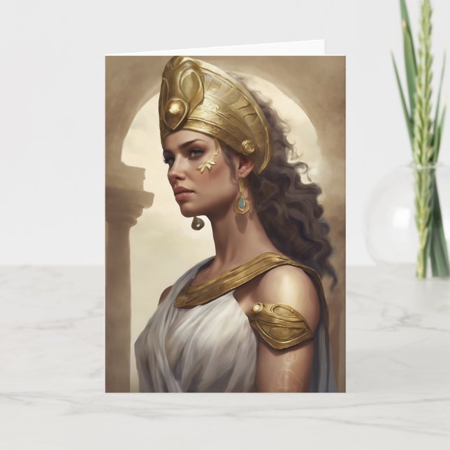 Goddess Hera Greeting Card (Front)