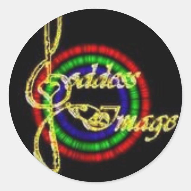 Goddess Image Round Stickers (Front)