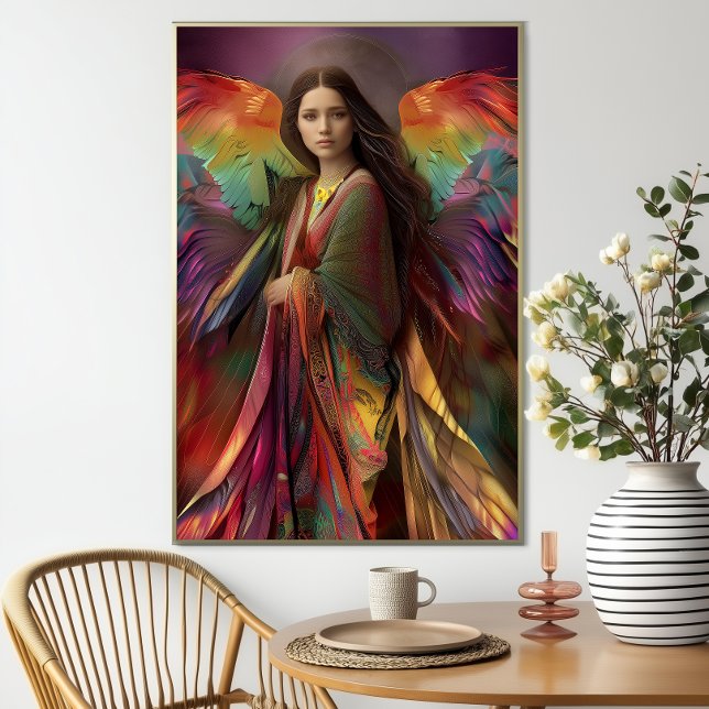 Goddess Iris Messenger Of The Gods Rainbow Purple Poster (Creator Uploaded)