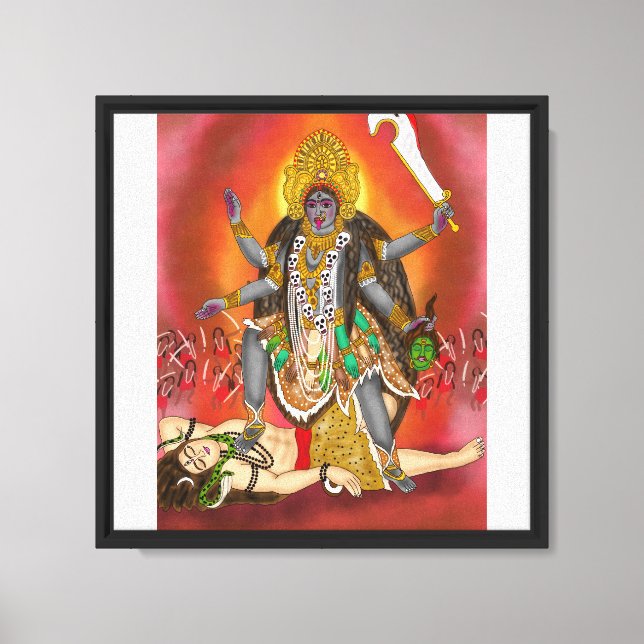 Goddess Kali Canvas Print (Front)
