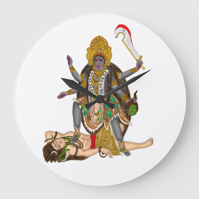 Goddess Kali Clock (Front)