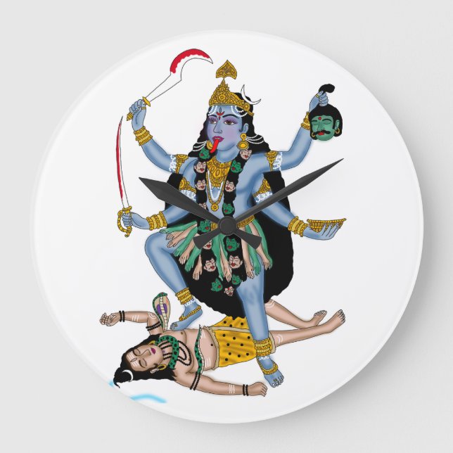 Goddess Kali Clock (Front)