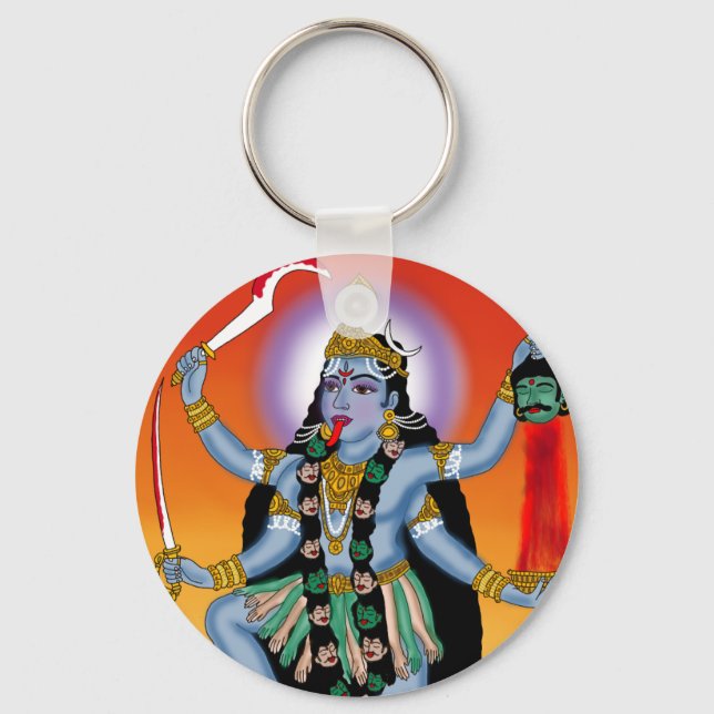 Goddess Kali Keychain (Front)