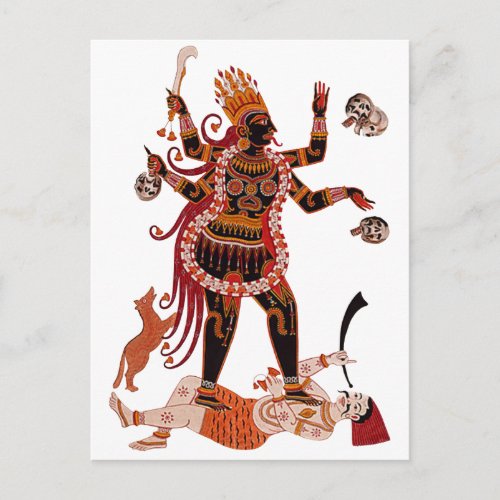 Goddess Kali Postcard