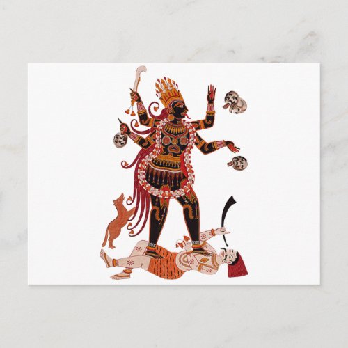 Goddess Kali Postcard