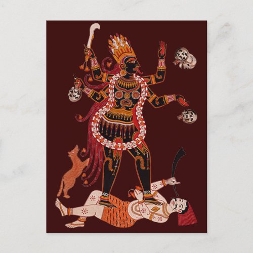 Goddess Kali postcards