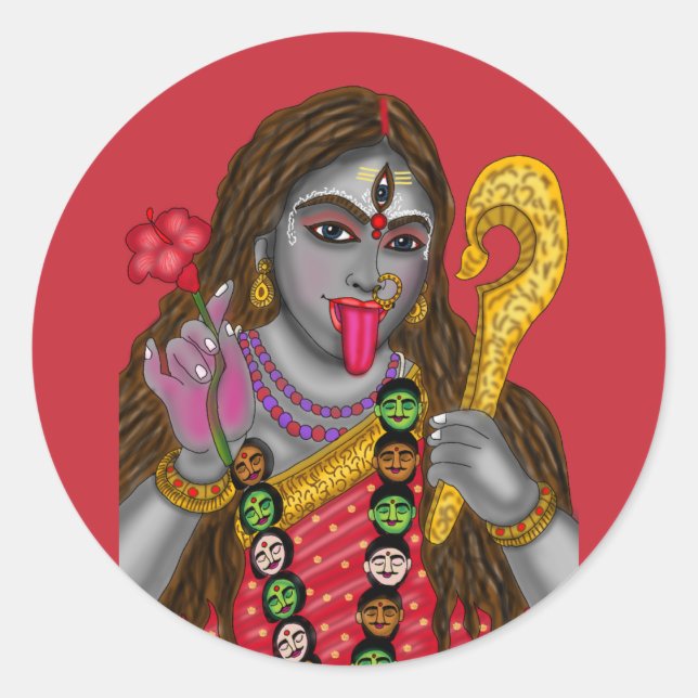 Goddess Kali Sticker (Front)