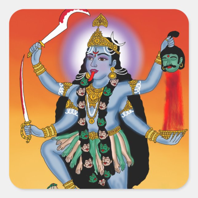 Goddess Kali Sticker (Front)