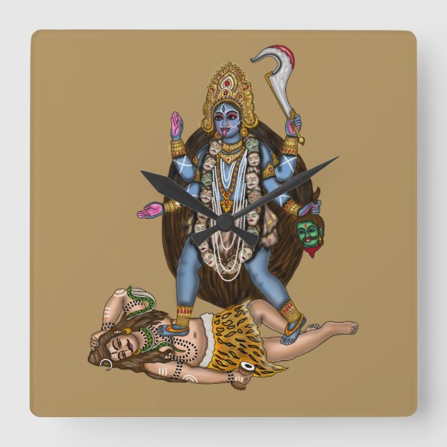 Goddess Kali Wall Clock (Front)