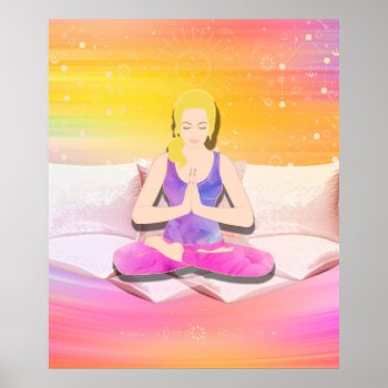 Goddess Kali Yoga Pose  Poster by vaughnsuzette at Zazzle