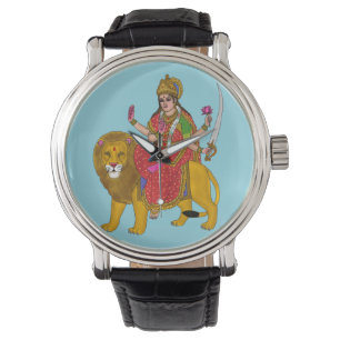 Goddess Katyayani Wall Clock Watch