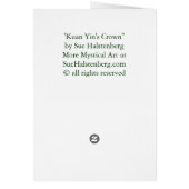 Goddess Kuan Yin's Crown Cards (Back)