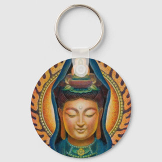 Goddess Kuan Yin's Flame Keychain