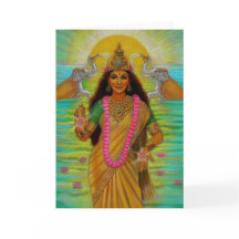 Goddess Lakshmi Note Card