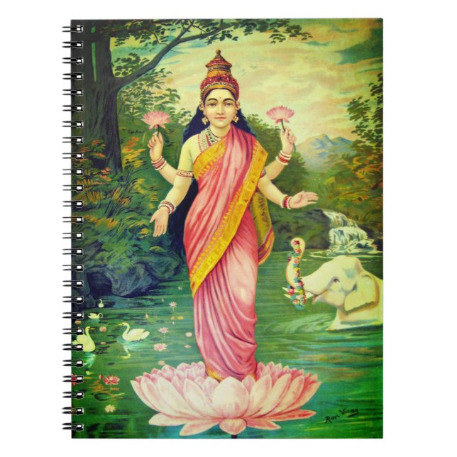 Goddess Lakshmi Notebook (Front)