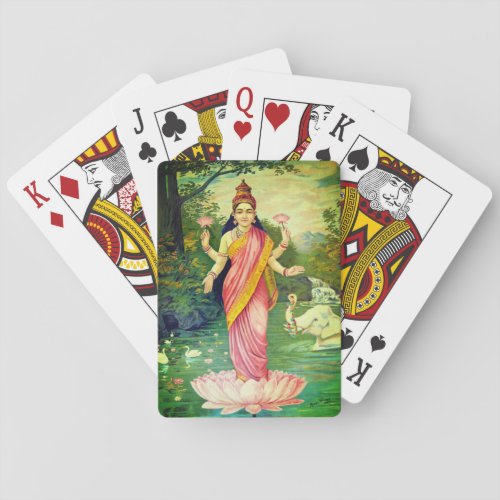 Goddess Lakshmi Poker Cards