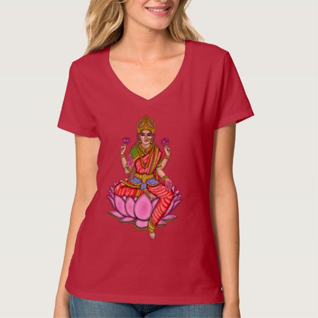 Goddess Lakshmi T-Shirt (Front)