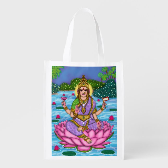 Goddess Lakshmi Tote Bag (Front)