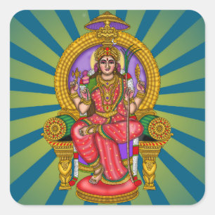 Goddess Lalita Tripurasundari Stickers