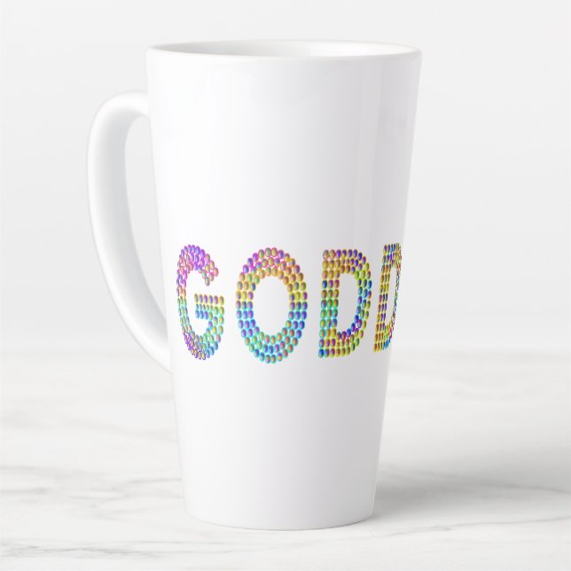 goddess latte mug (Left Angle)